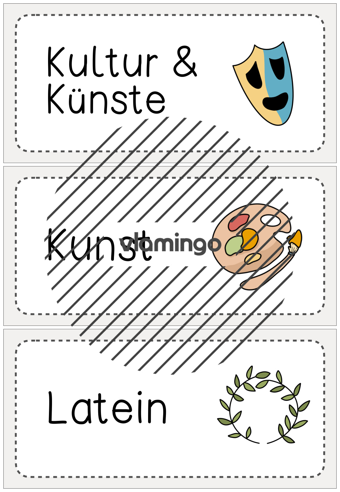 Stundenplan: 50+ Bildkarten für den Klassenraum