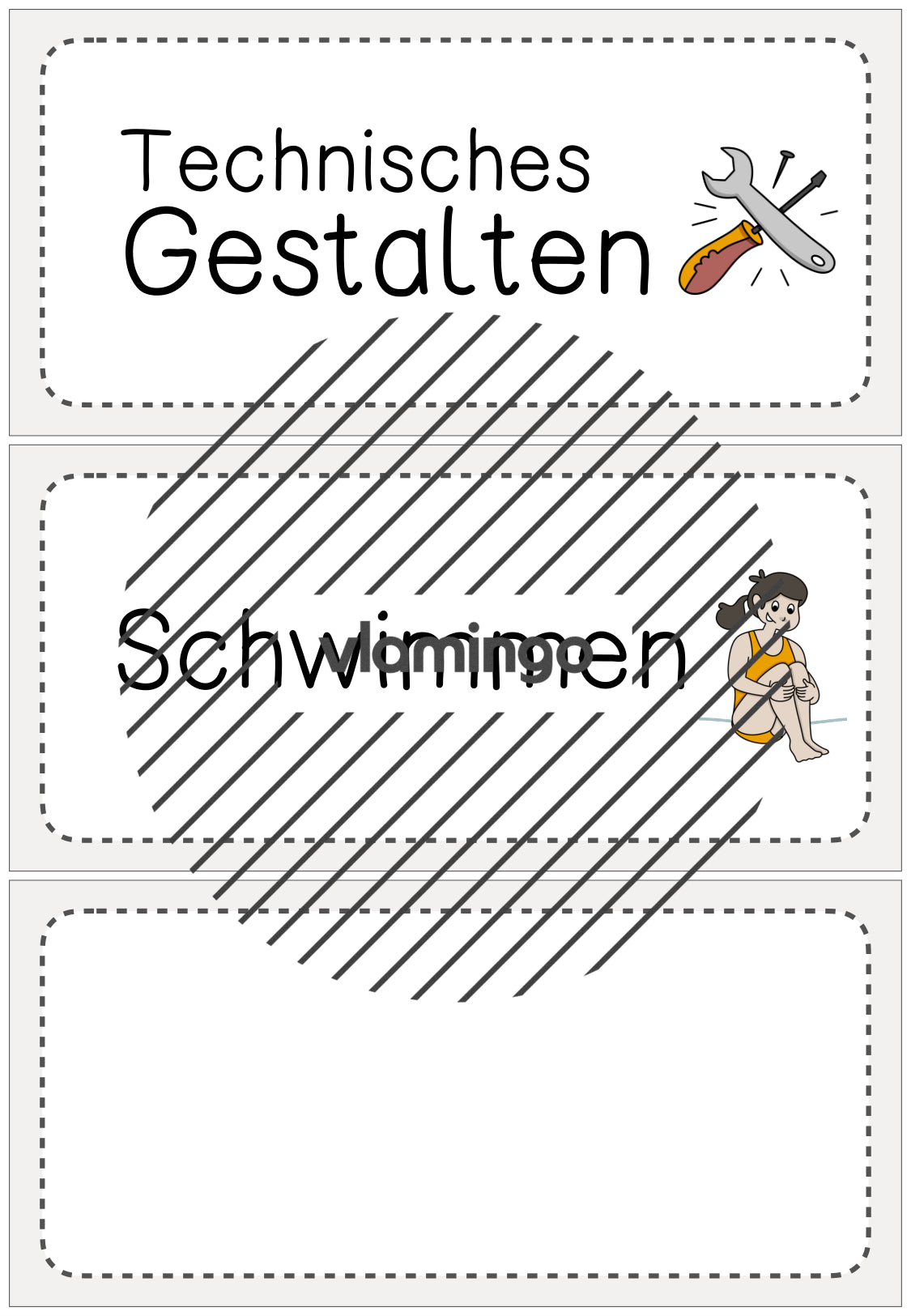 Stundenplan: 50+ Bildkarten für den Klassenraum