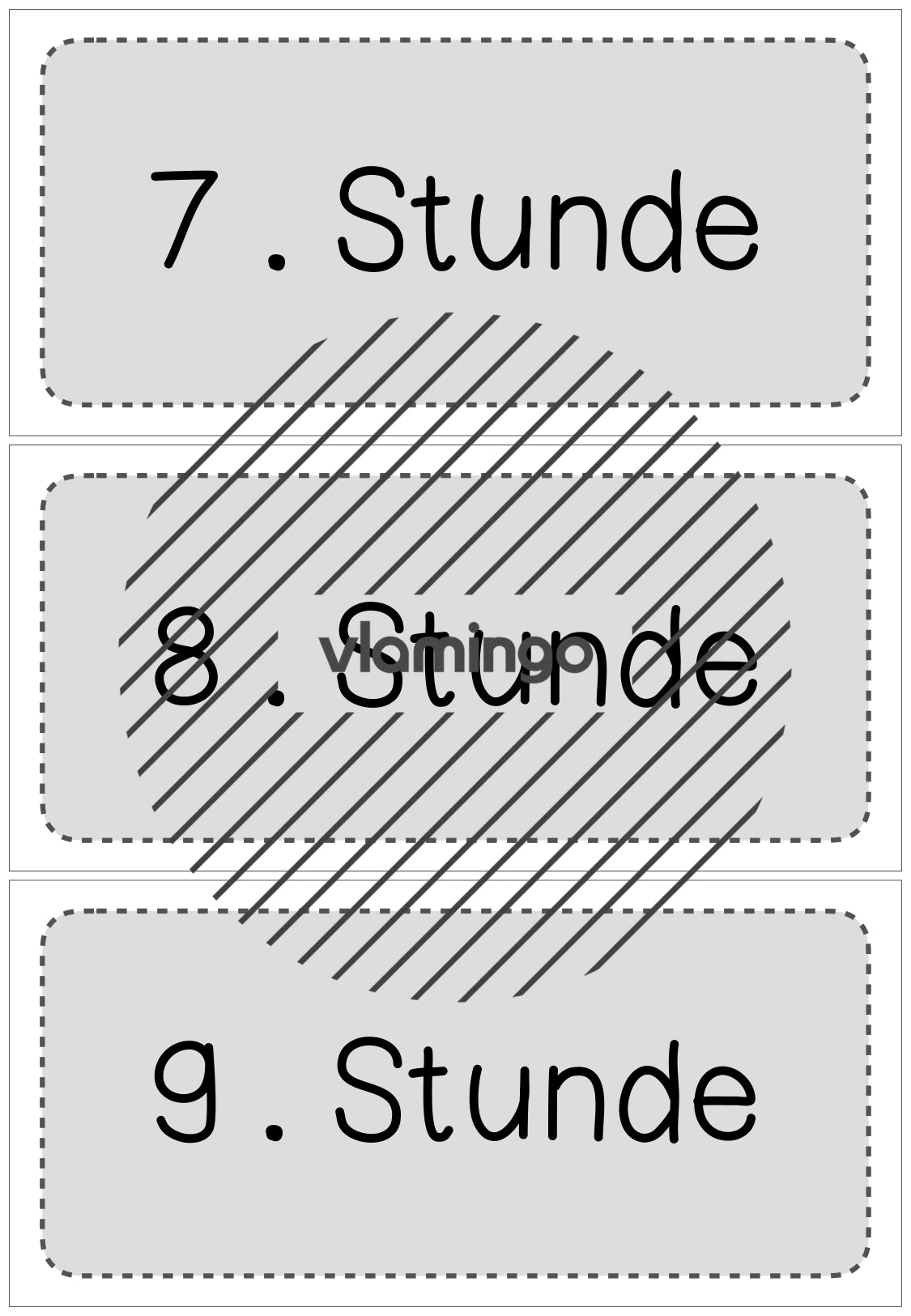 Stundenplan: 50+ Bildkarten für den Klassenraum
