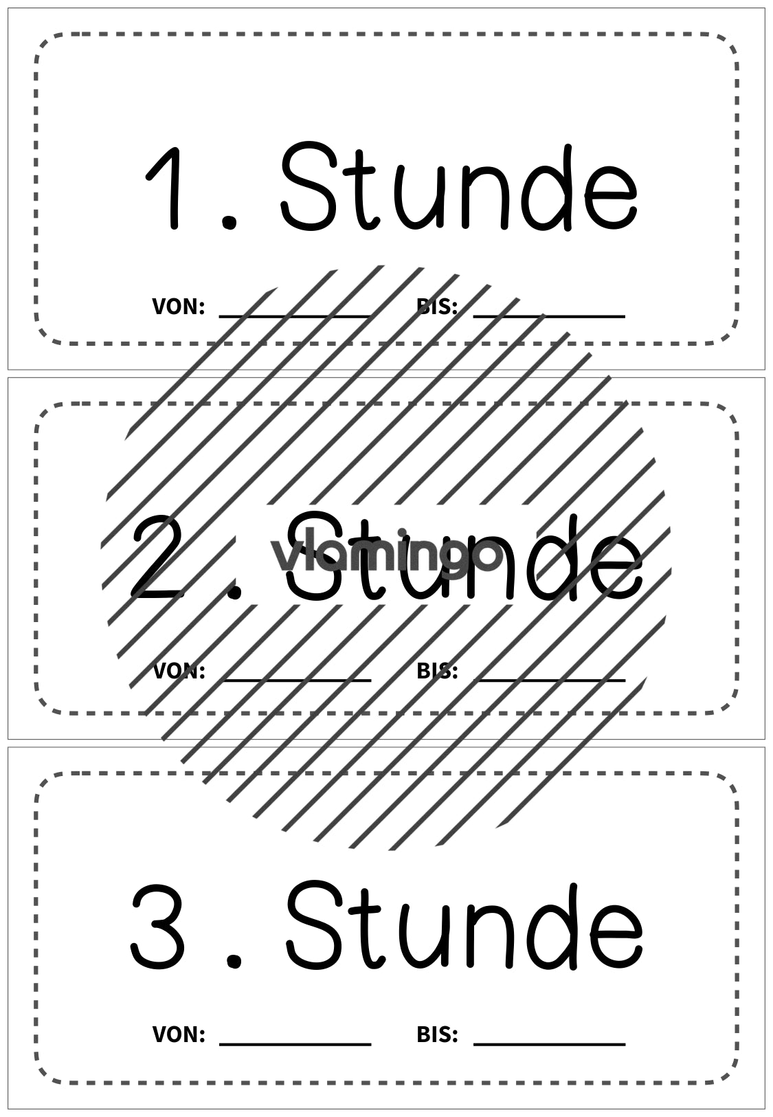 Stundenplan: 50+ Bildkarten für den Klassenraum