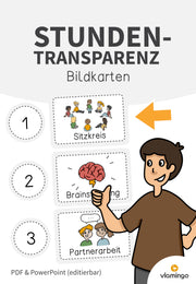 Stundentransparenz: 150+ Bildkarten für den Unterricht