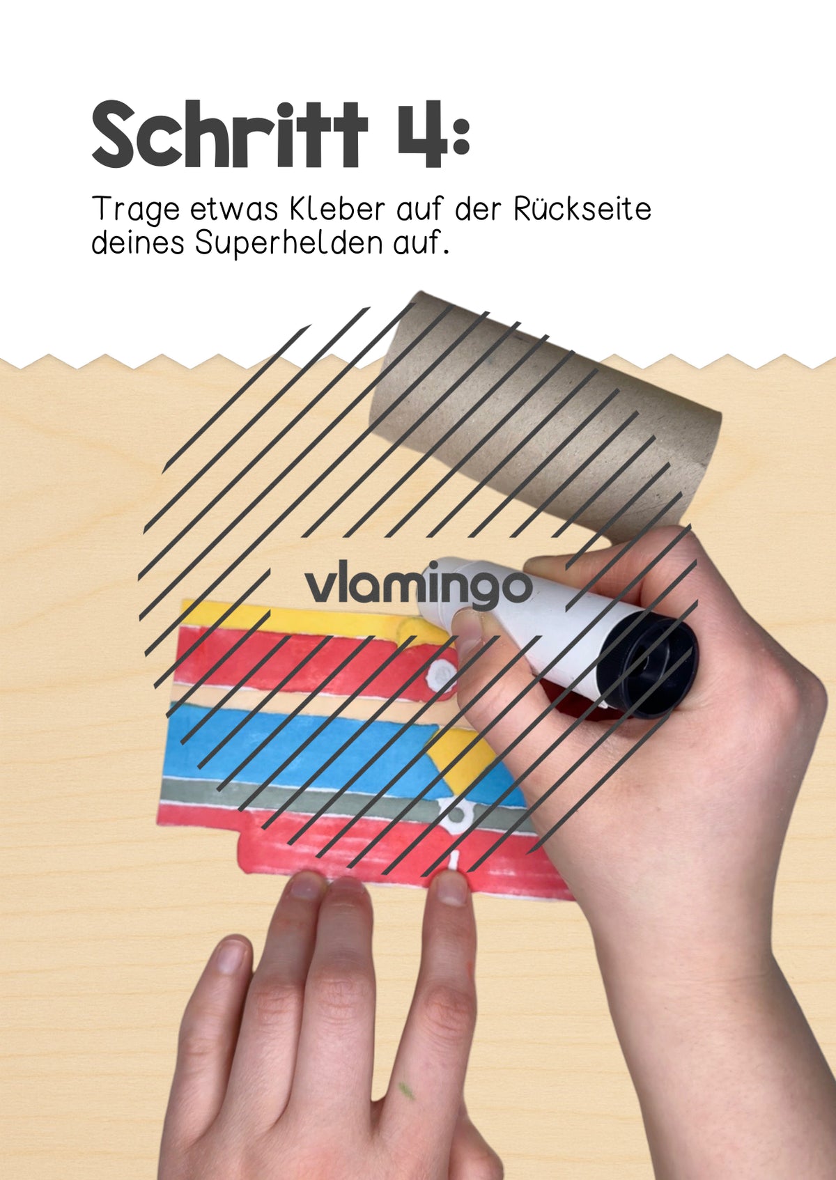 Superheld: Bastelidee für Vatertag, Muttertag oder als Geschenkidee
