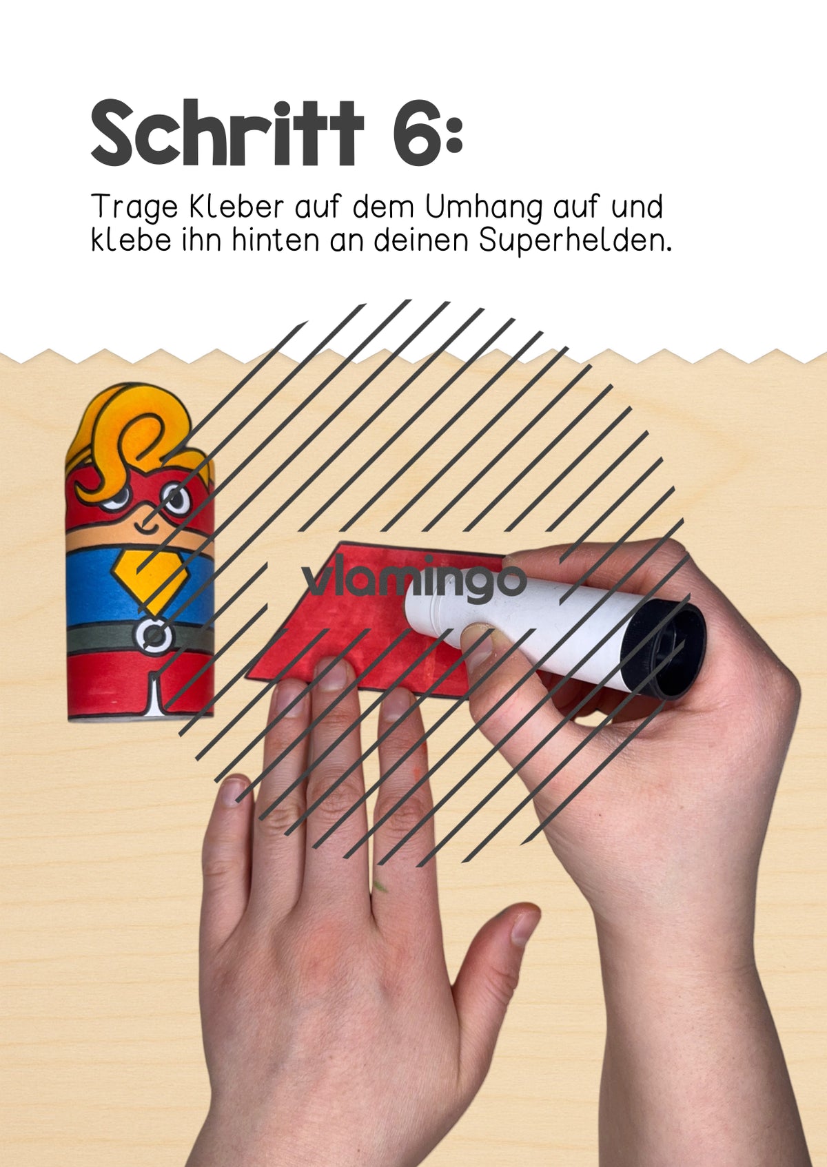 Superheld: Bastelidee für Vatertag, Muttertag oder als Geschenkidee