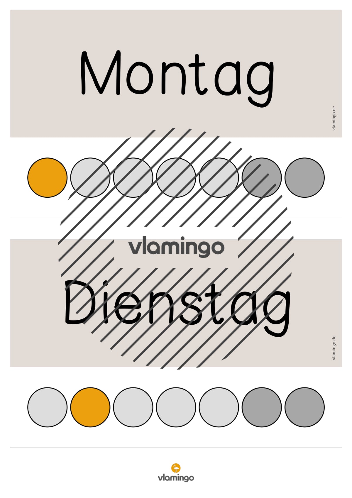 Tafelkalender für den Klassenraum (Klassenkalender)