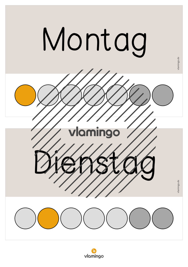 Tafelkalender für den Klassenraum (Klassenkalender)