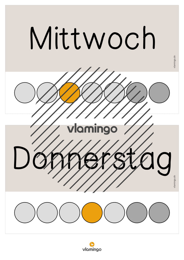 Tafelkalender für den Klassenraum (Klassenkalender)