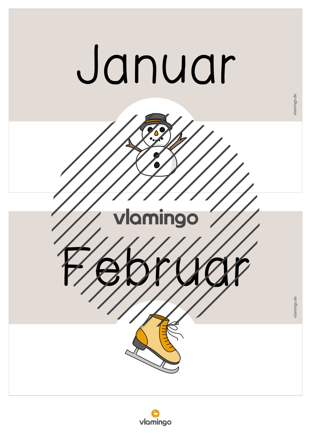 Tafelkalender für den Klassenraum (Klassenkalender)