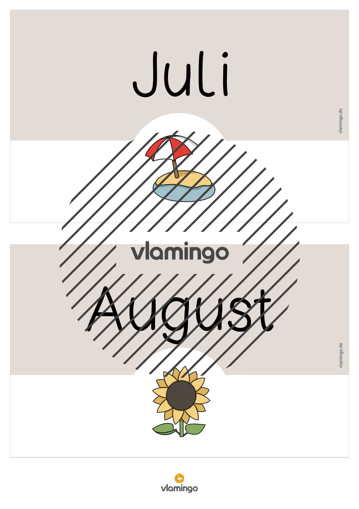 Tafelkalender für den Klassenraum (Klassenkalender)