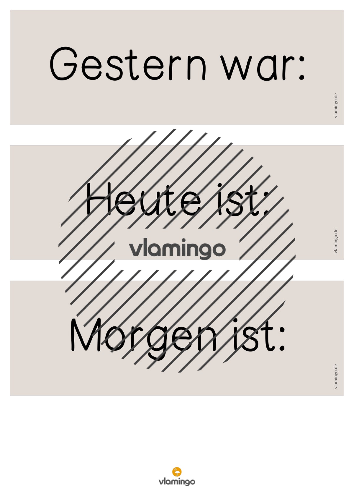 Tafelkalender für den Klassenraum (Klassenkalender)