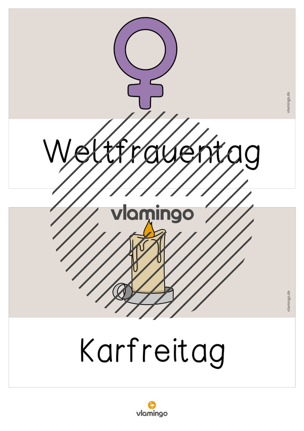 Tafelkalender für den Klassenraum (Klassenkalender)