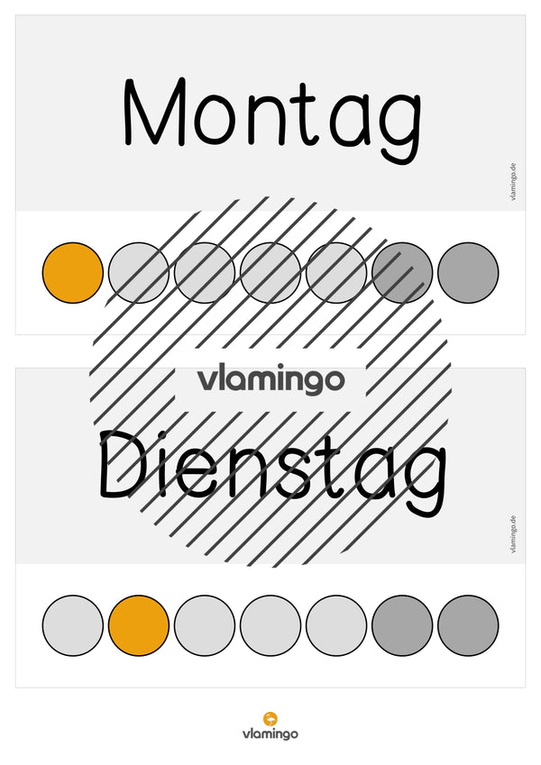 Tafelkalender für den Klassenraum (Klassenkalender)