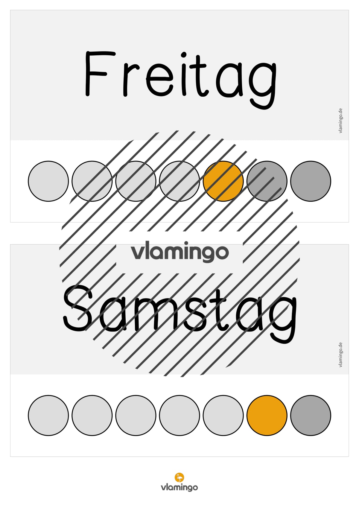 Tafelkalender für den Klassenraum (Klassenkalender)