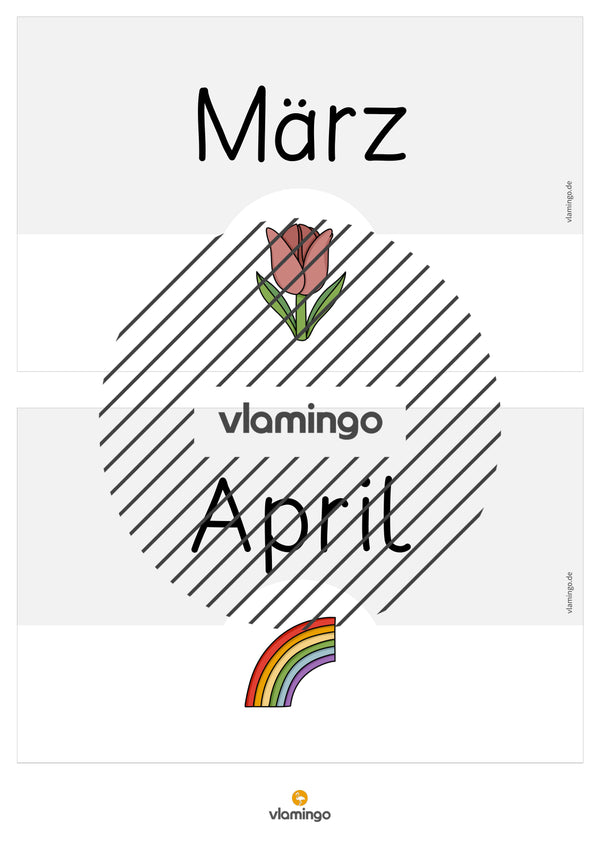 Tafelkalender für den Klassenraum (Klassenkalender)