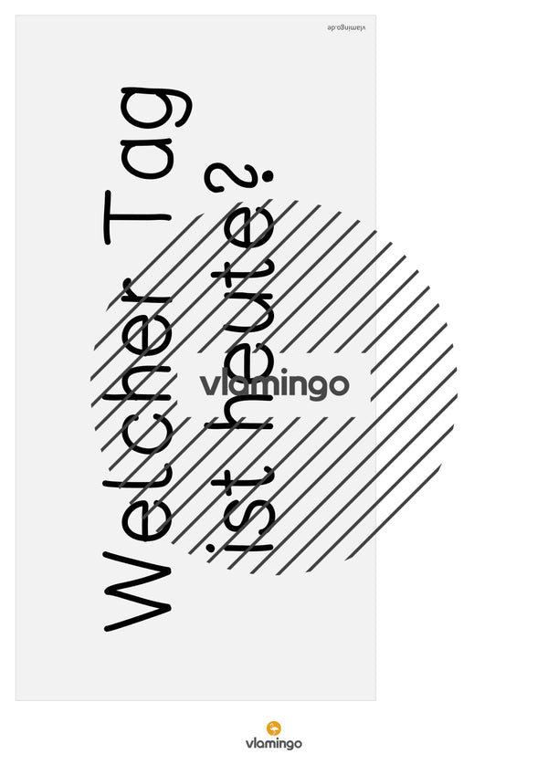Tafelkalender für den Klassenraum (Klassenkalender)