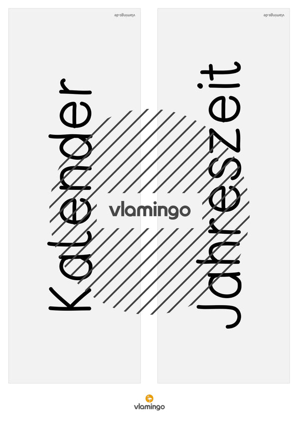 Tafelkalender für den Klassenraum (Klassenkalender)