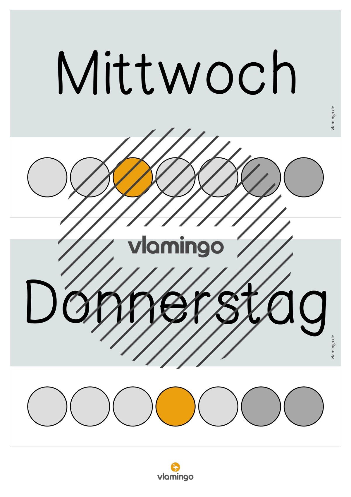 Tafelkalender für den Klassenraum (Klassenkalender)