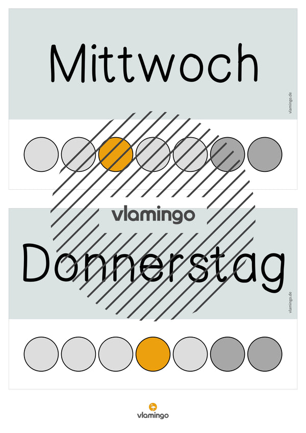 Tafelkalender für den Klassenraum (Klassenkalender)