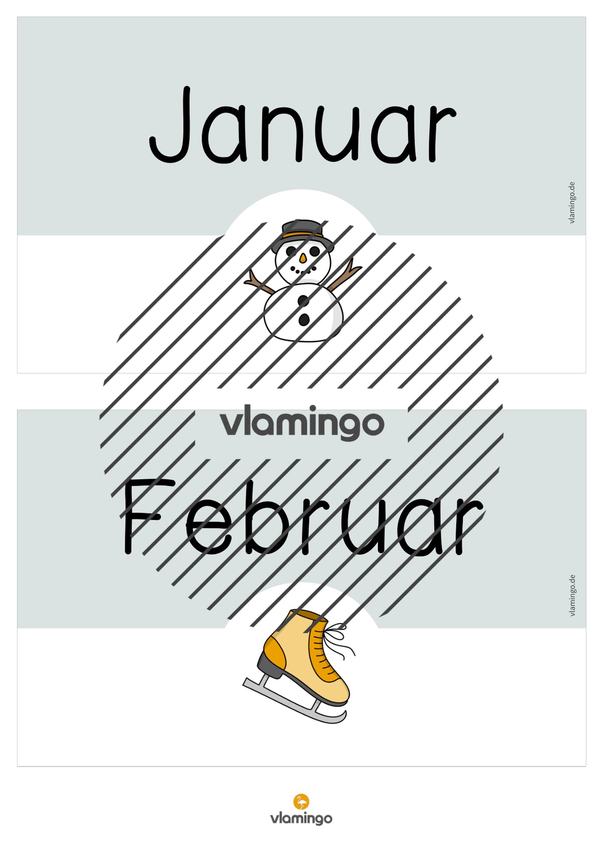 Tafelkalender für den Klassenraum (Klassenkalender)