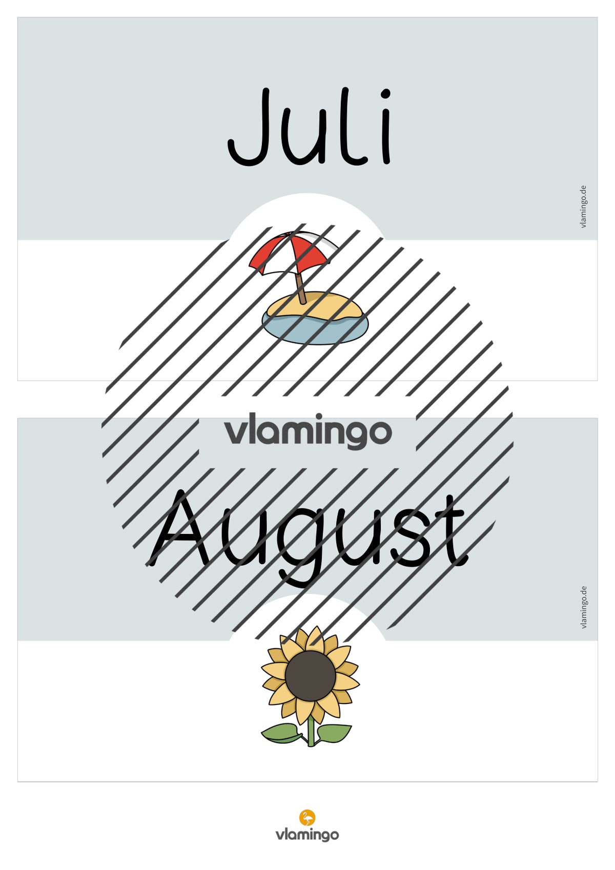 Tafelkalender für den Klassenraum (Klassenkalender)
