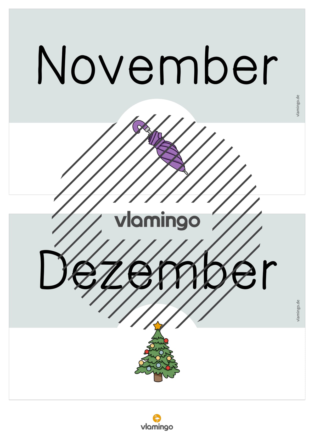 Tafelkalender für den Klassenraum (Klassenkalender)