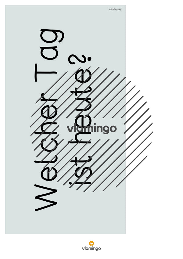 Tafelkalender für den Klassenraum (Klassenkalender)