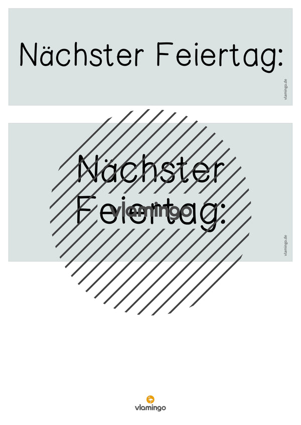 Tafelkalender für den Klassenraum (Klassenkalender)