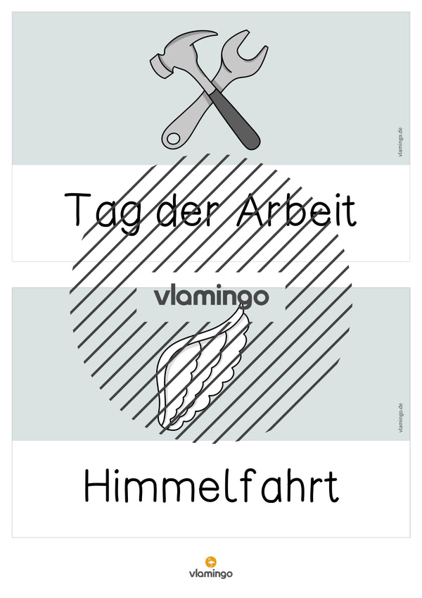 Tafelkalender für den Klassenraum (Klassenkalender)