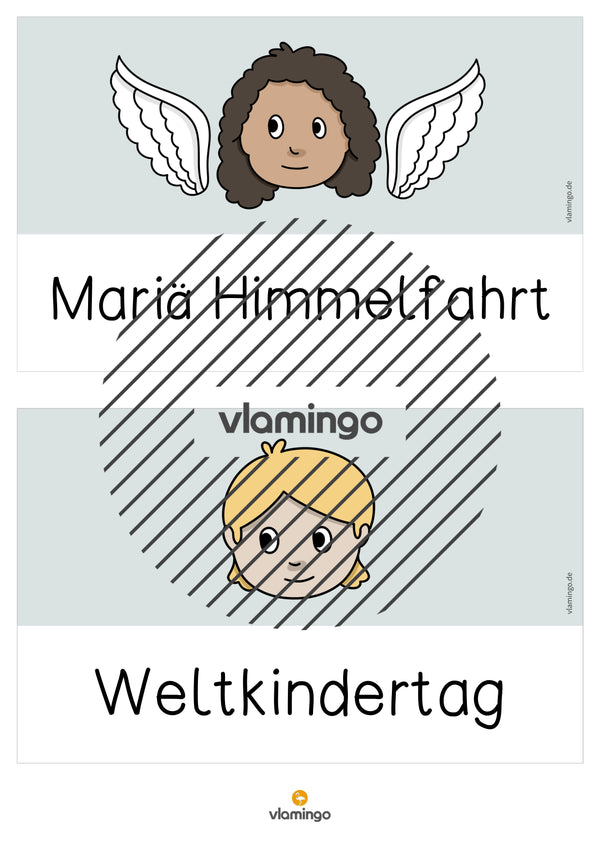 Tafelkalender für den Klassenraum (Klassenkalender)