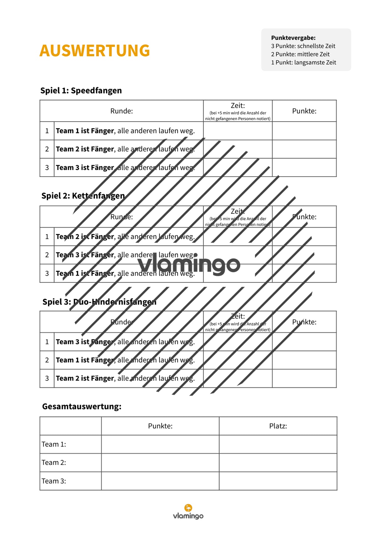 Team Catch: Fangspiel-Turnier für den Sportunterricht