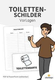 Toiletten-Schilder für die Schule & den Klassenraum