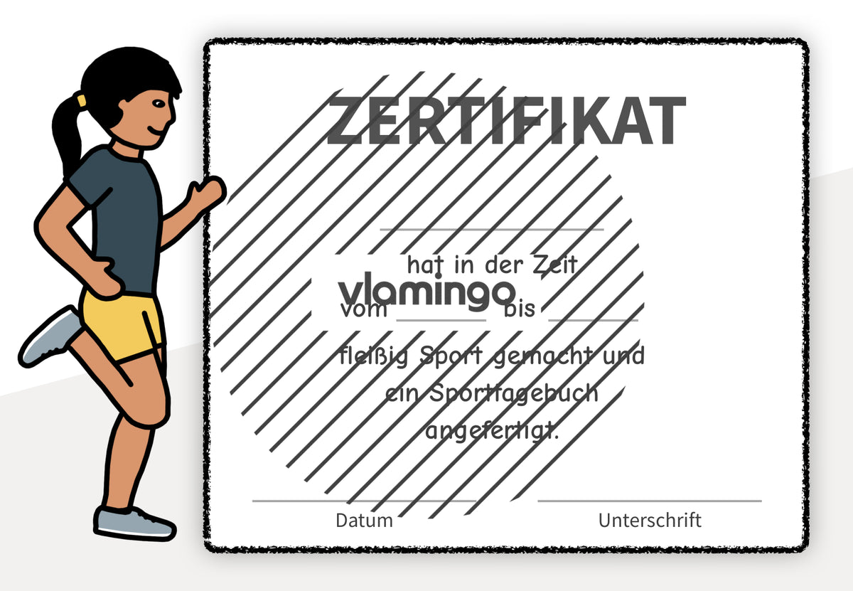 Sport- & Trainingstagebuch - Vorlagen für die Grundschule