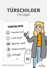 Türschilder für die Schule & den Klassenraum
