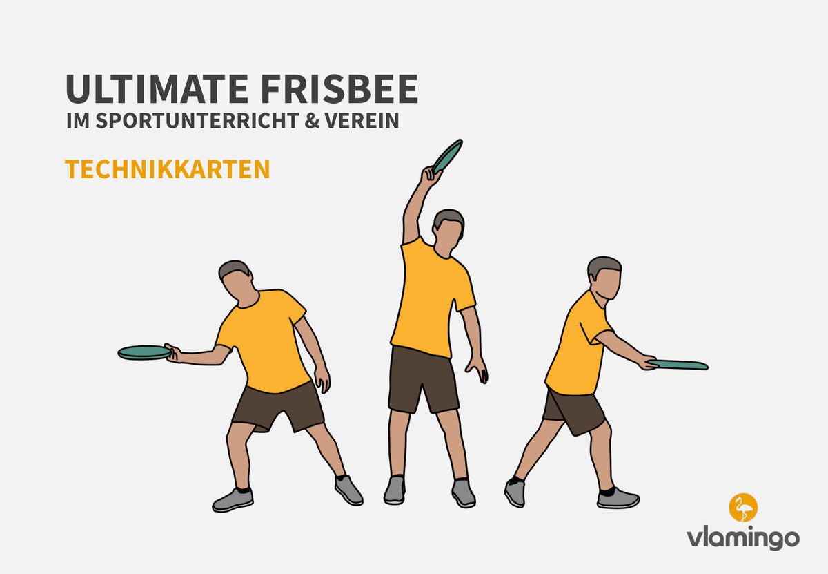 Ultimate Frisbee: 5 Technikkarten für den Sportunterricht & Verein
