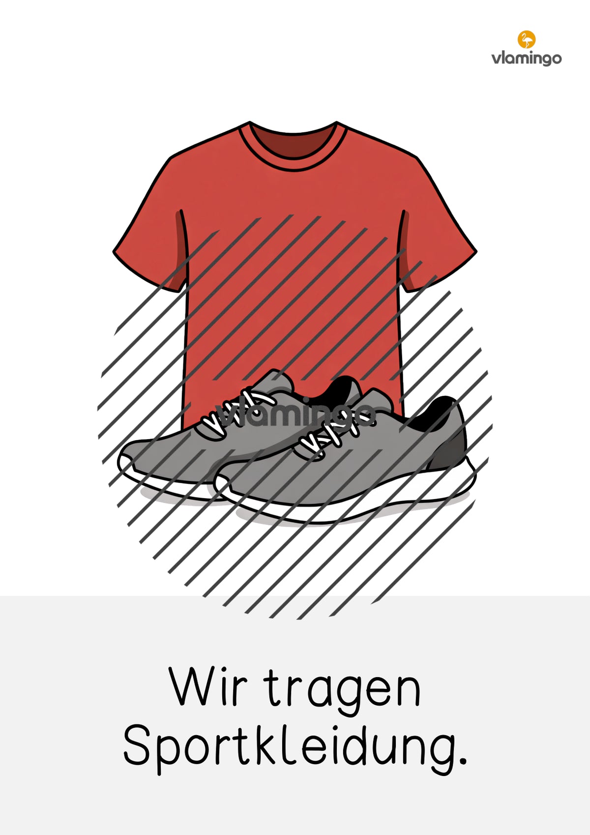 Umkleide-Check für den Sportunterricht (Schulsport / Kinderturnen / Turnhalle)