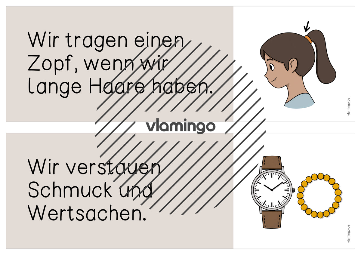 Umkleide-Check für den Sportunterricht (Schulsport / Kinderturnen / Turnhalle)