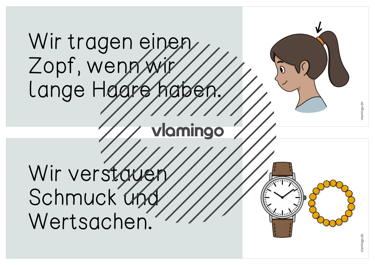 Umkleide-Check für den Sportunterricht (Schulsport / Kinderturnen / Turnhalle)