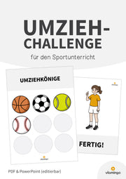 Umzieh-Challenge für den Sportunterricht