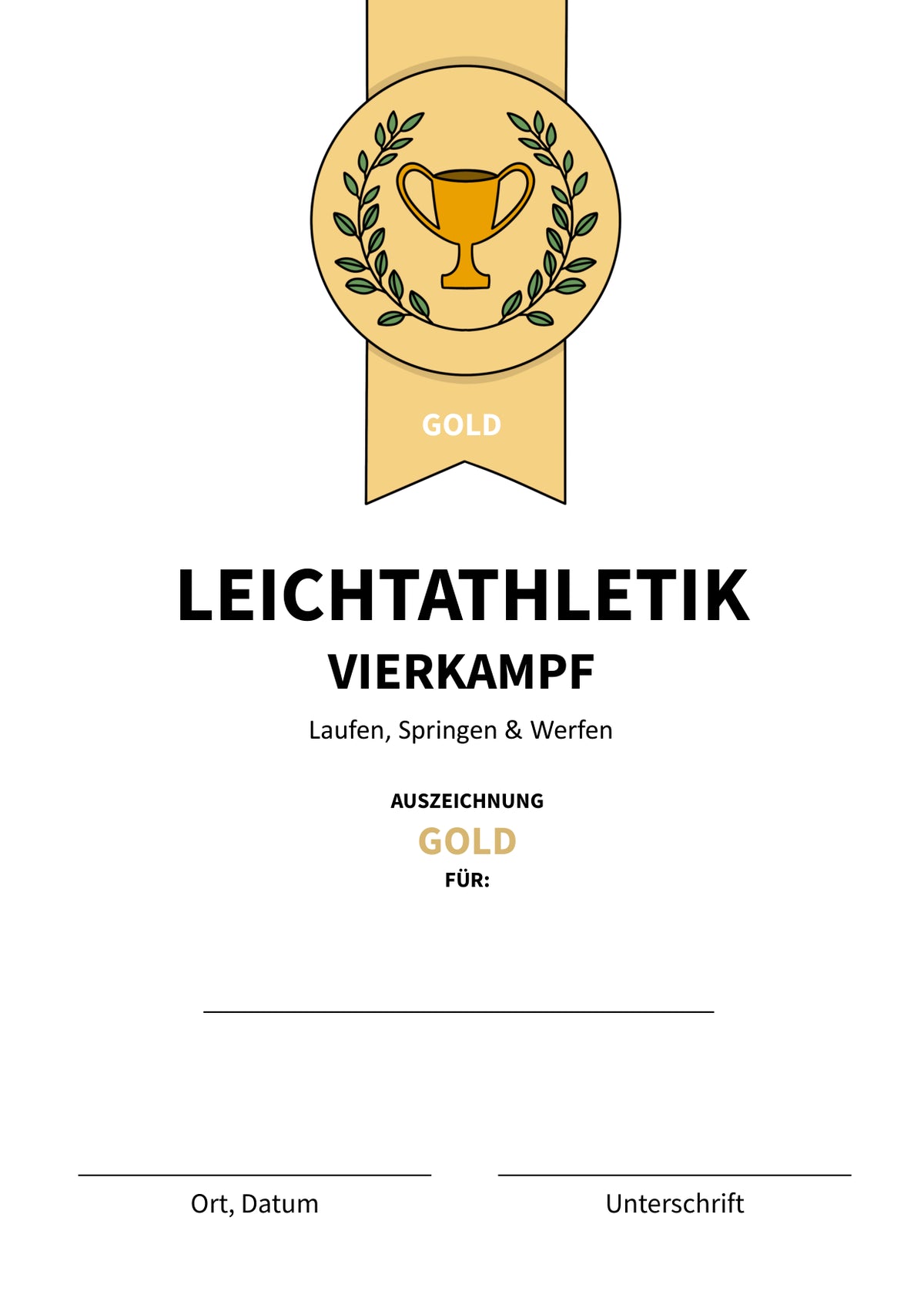 Leichtathletik: Mini-Vierkampf für den Sportunterricht & Sportfeste