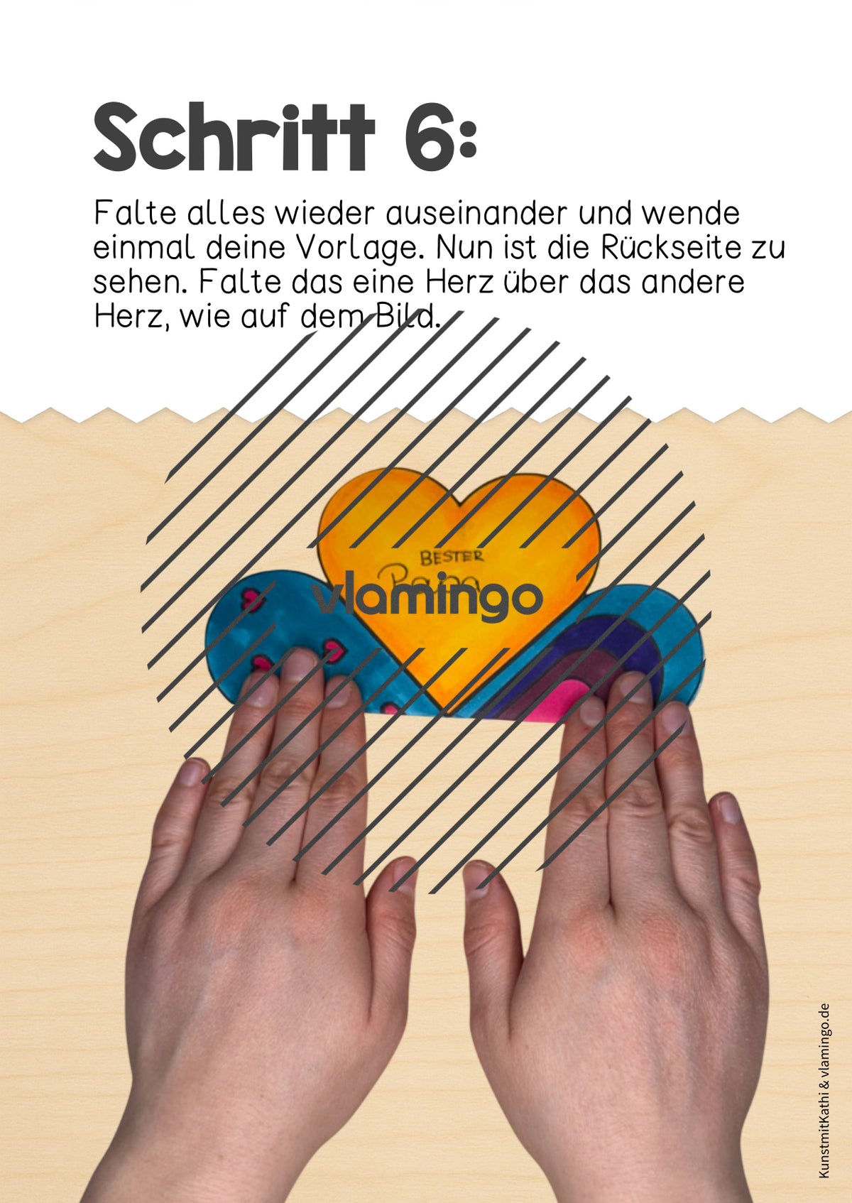 Vatertag: Pop-up-Klappkarte (Kunstunterricht / Geschenkidee)