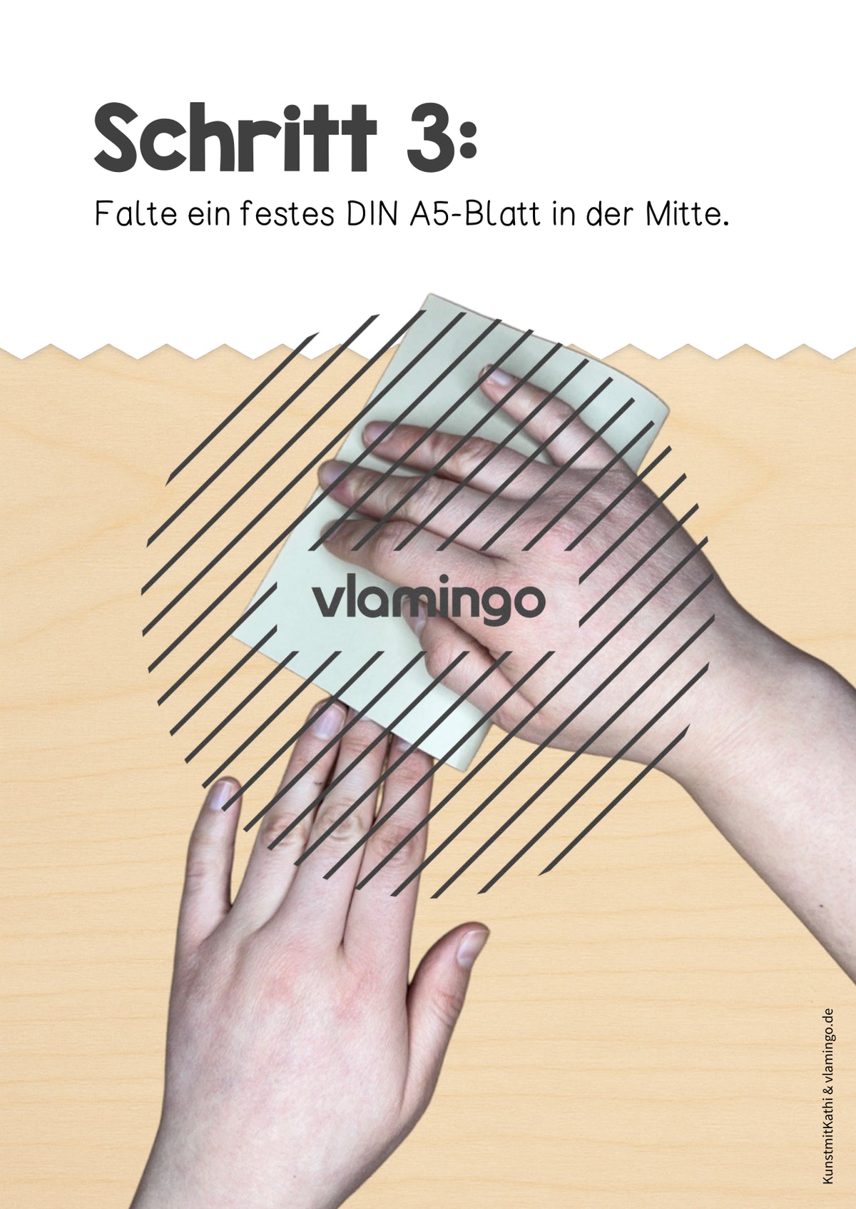 Vatertag: Klappkarte als kleines Geschenk (Bastelanleitung)
