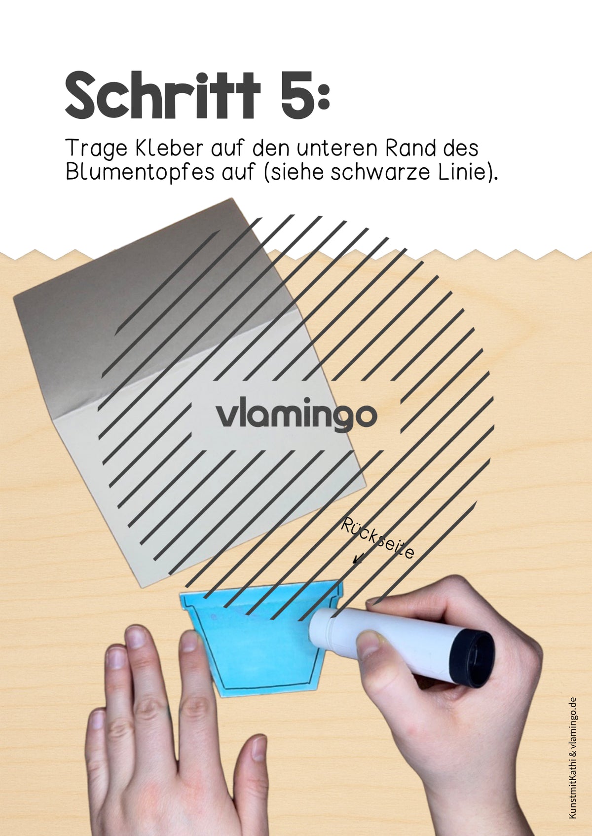 Vatertag: Klappkarte als kleines Geschenk (Bastelanleitung)