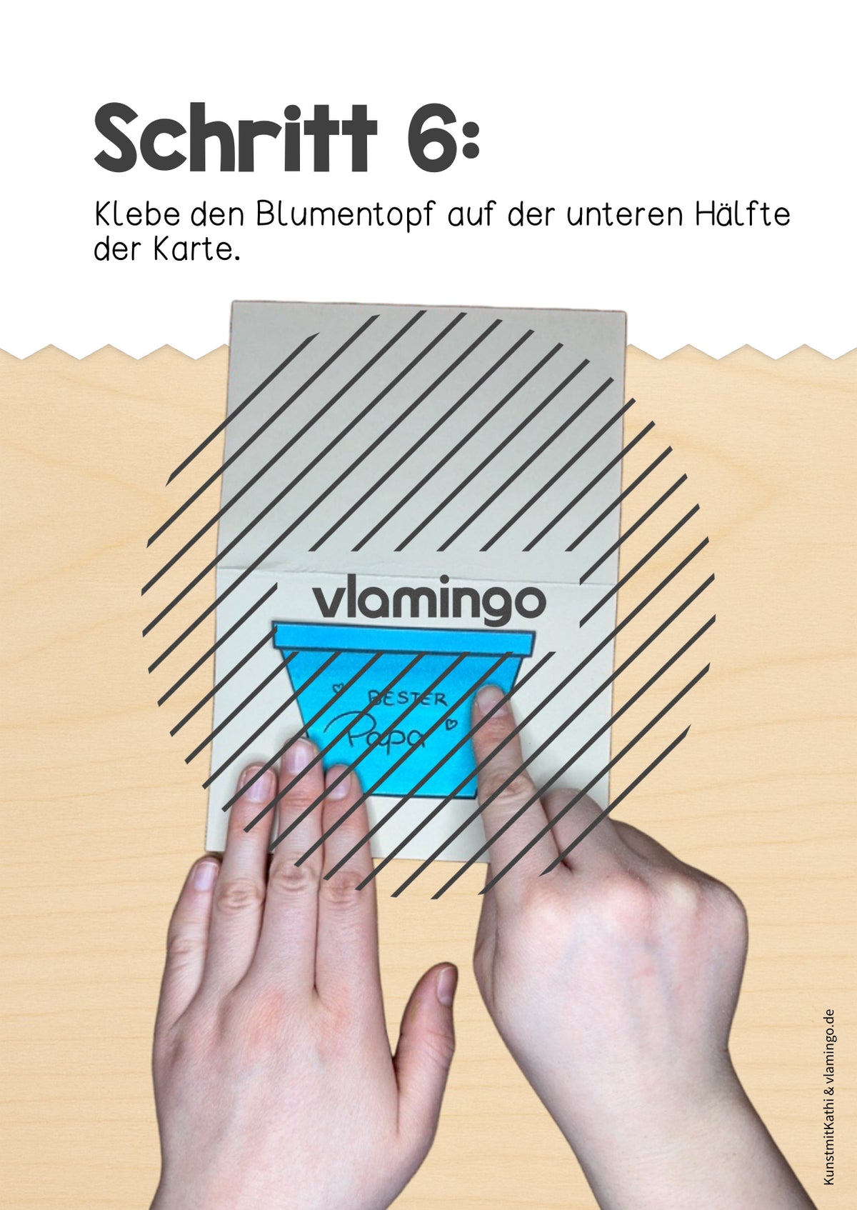 Vatertag: Klappkarte als kleines Geschenk (Bastelanleitung)
