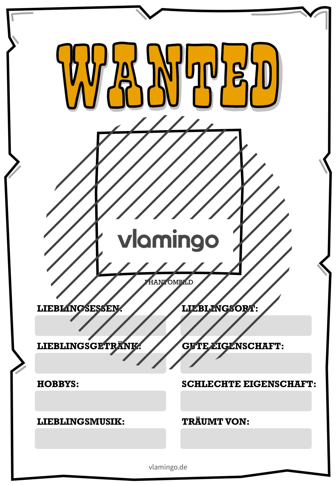Wanted: Vorlagen für Schule & Jugendarbeit (Kennenlernspiel)