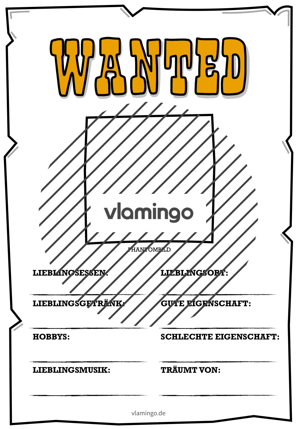 Wanted: Vorlagen für Schule & Jugendarbeit (Kennenlernspiel)