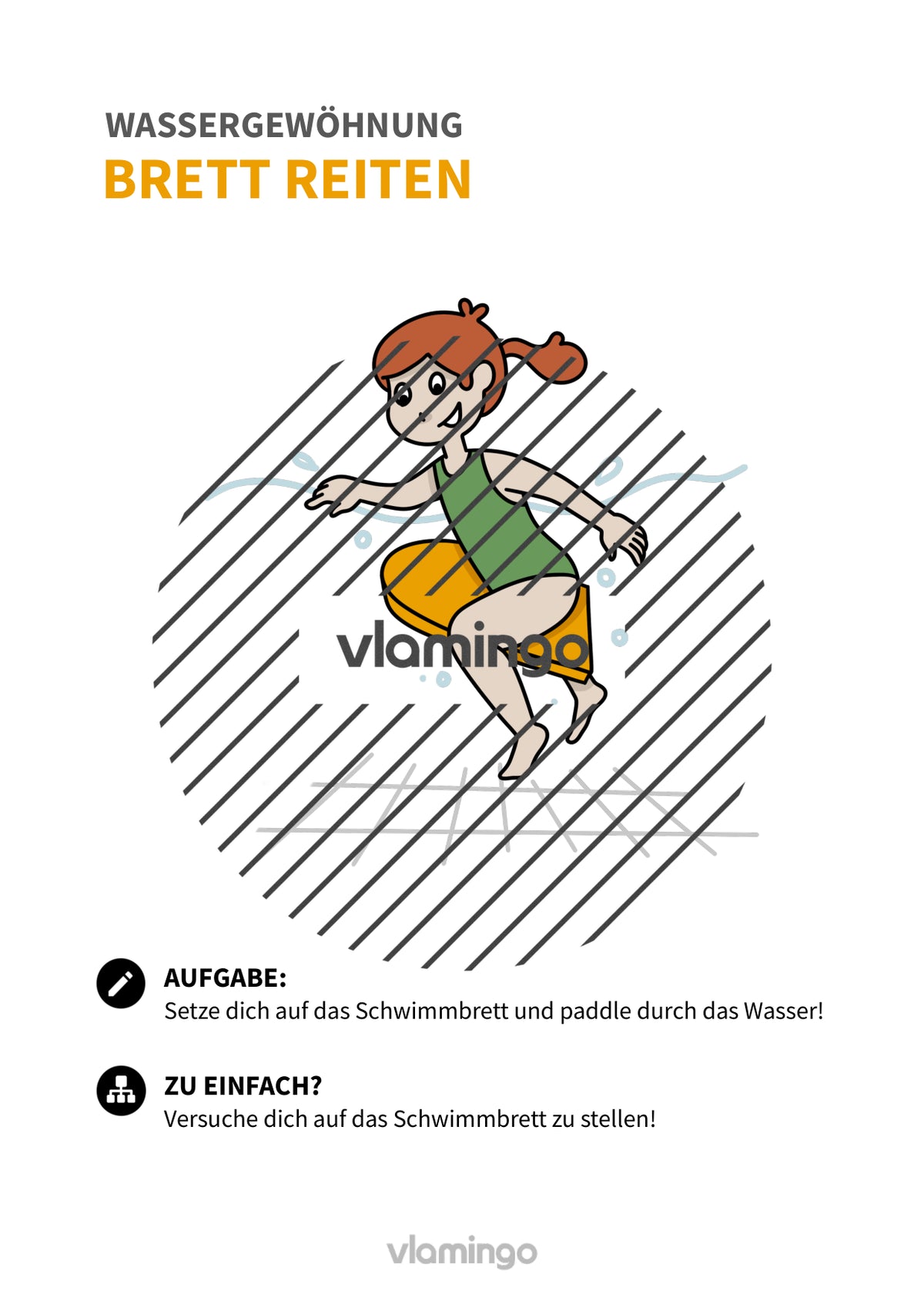Wassergewöhnung: 20+ Übungskarten für den Schwimmunterricht