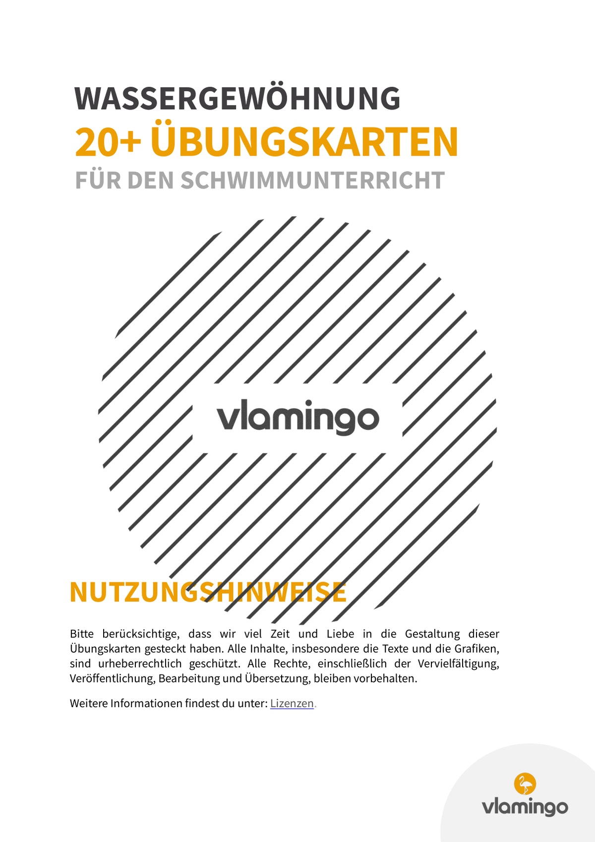 Wassergewöhnung: 20+ Übungskarten für den Schwimmunterricht