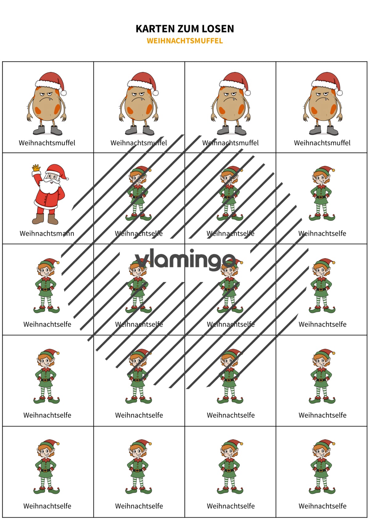 Weihnachtsmuffel: Spiel für den Sportunterricht (Grundschule & Kinderturnen)