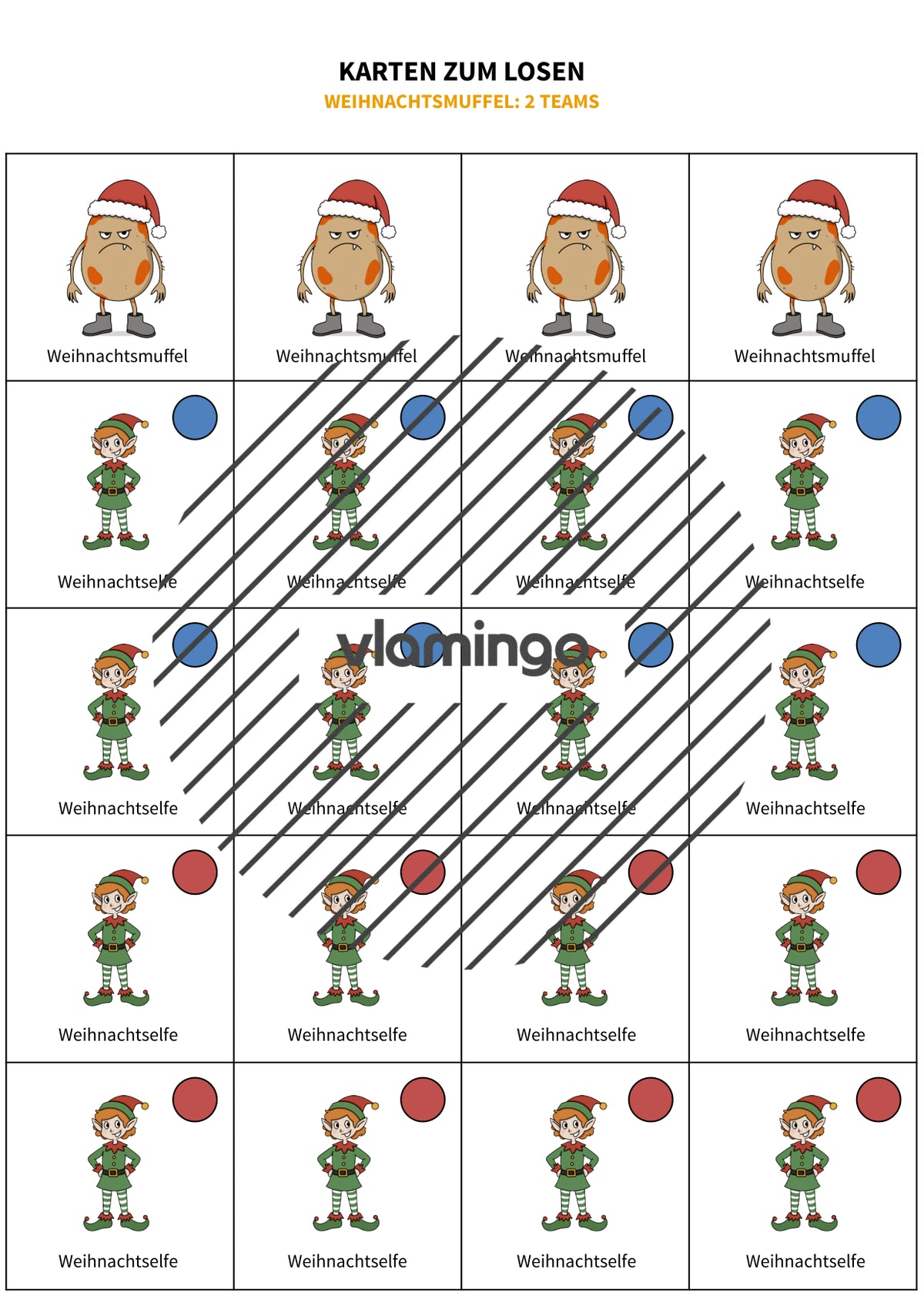 Weihnachtsmuffel: Spiel für den Sportunterricht (Grundschule & Kinderturnen)