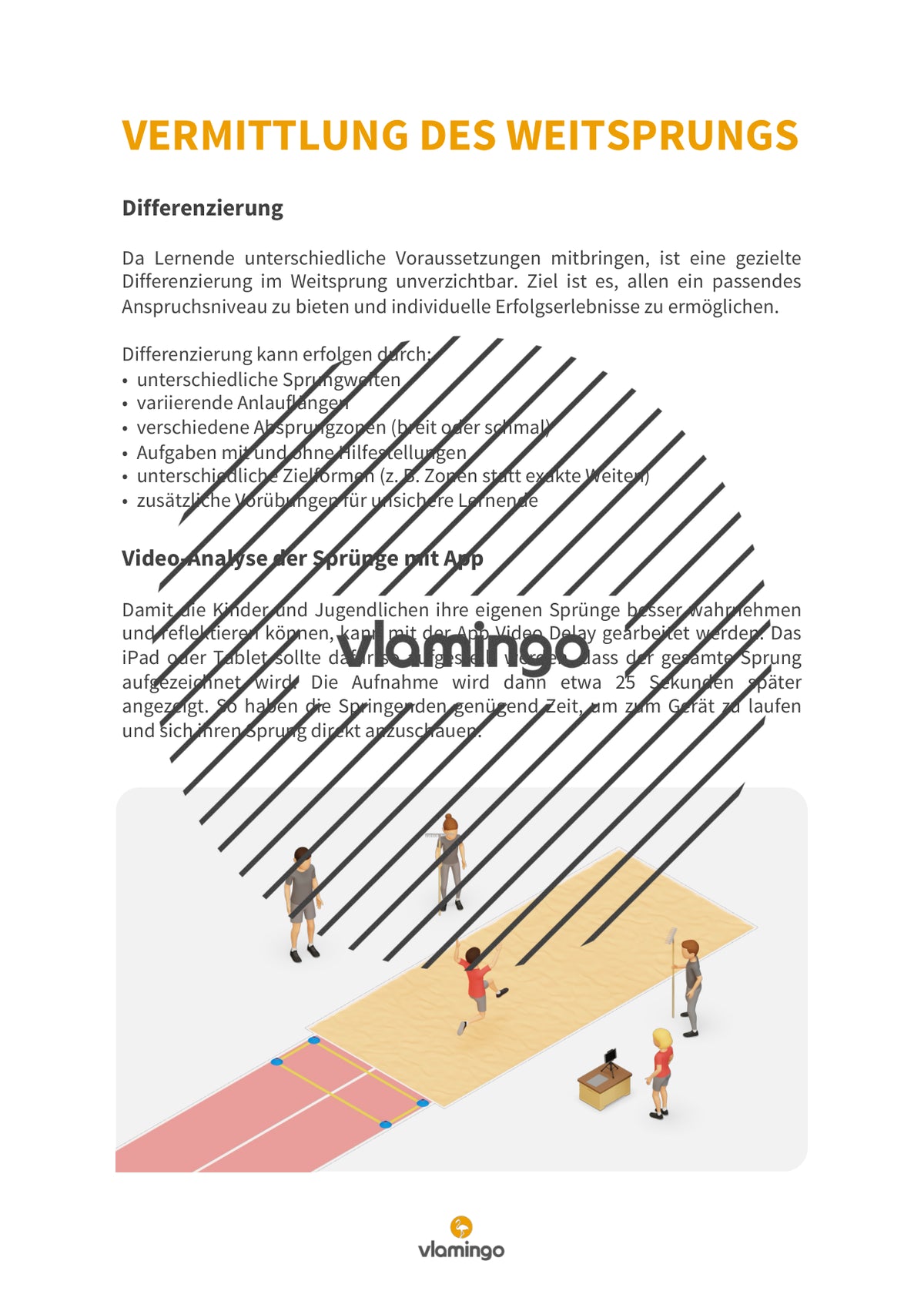 Weitsprung im Sportunterricht: Das Praxis-Handbuch mit Übungen, Spielen und Technikkarten (Leichtathletik)