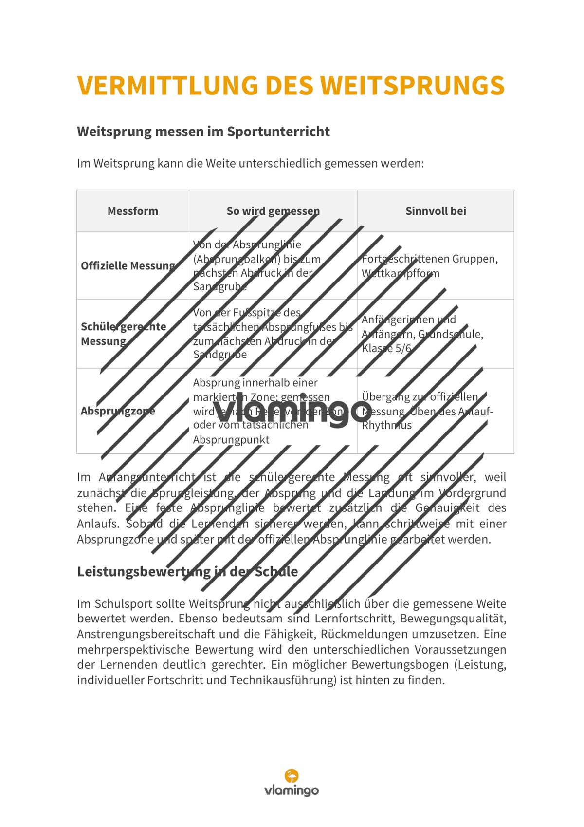Weitsprung im Sportunterricht: Das Praxis-Handbuch mit Übungen, Spielen und Technikkarten (Leichtathletik)